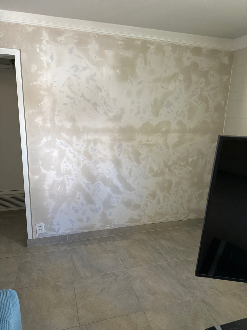Texture paint restoration after water damage Tucson